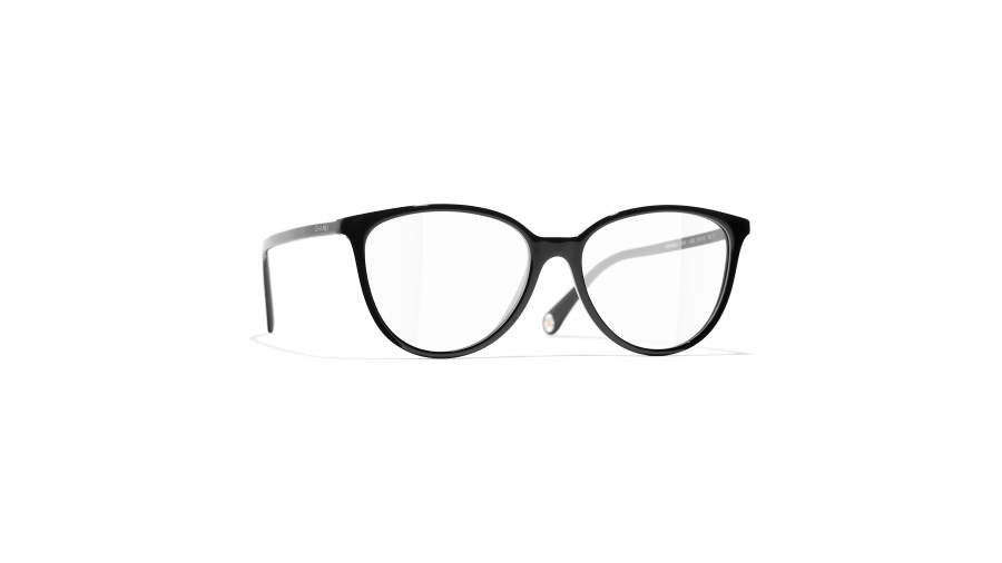 Brille CHANEL  CH3446 C622 52-16 Schwarz auf Lager