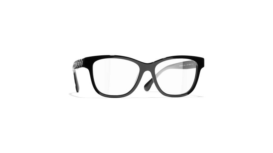 Brille CHANEL CH3443 C760 53-16 Schwarz auf Lager