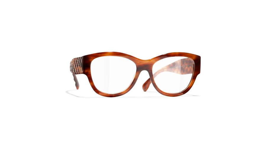 Brille CHANEL CH3445 1077 52-17 Striped Havana auf Lager