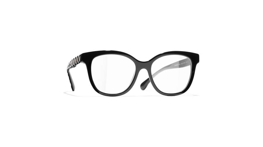 Brille CHANEL CH3442 C622 53-17 Schwarz auf Lager