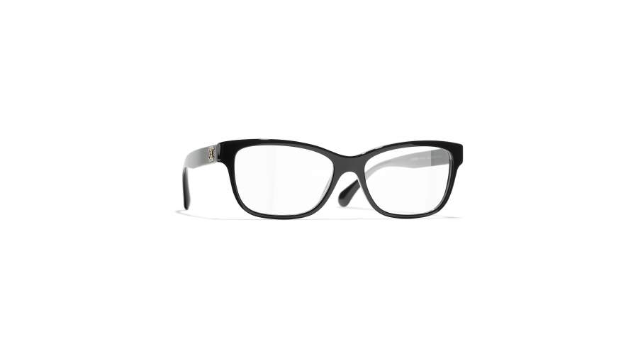 Brille CHANEL CH3449B C622 55-16 Schwarz auf Lager