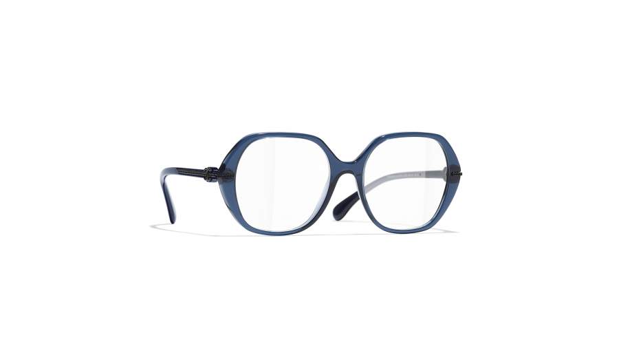 Brille CHANEL CH3458 C503 54-18 Blau auf Lager