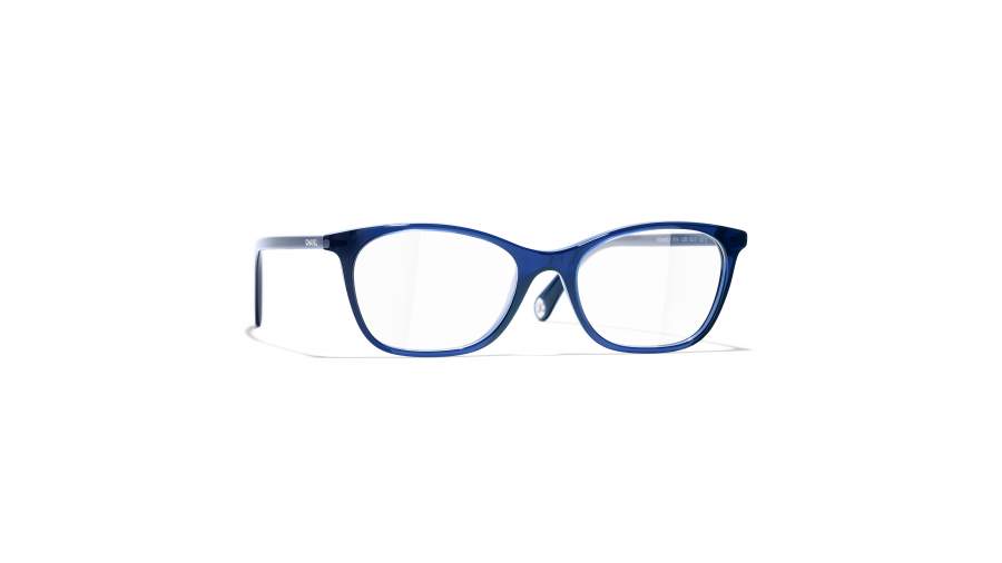 Brille CHANEL Signature CH3414 C503 52-17 Blau auf Lager