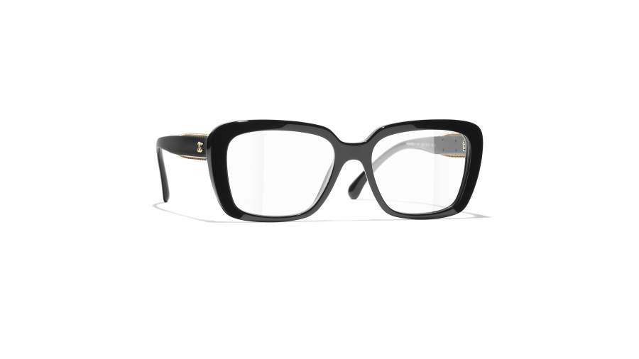 Brille CHANEL CH3461 C622 53-17 Schwarz auf Lager