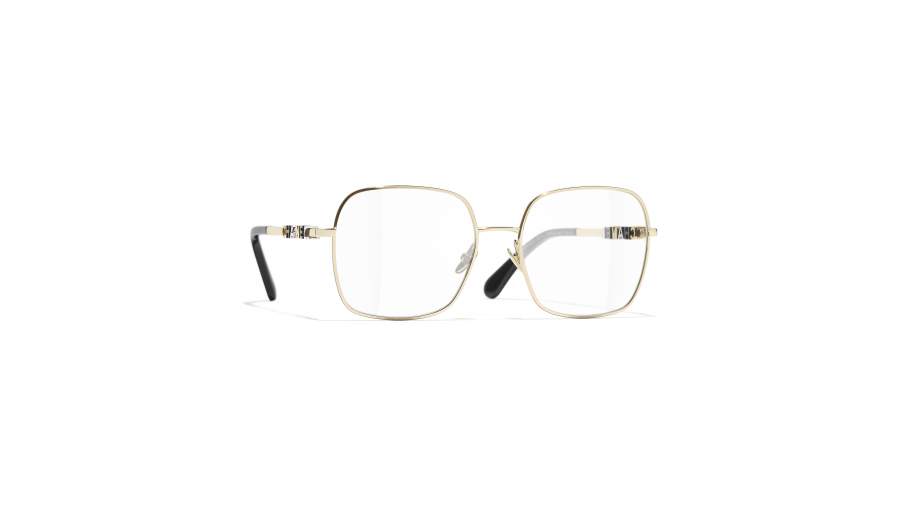 Brille CHANEL CH2215 C395 54-17 Gold auf Lager