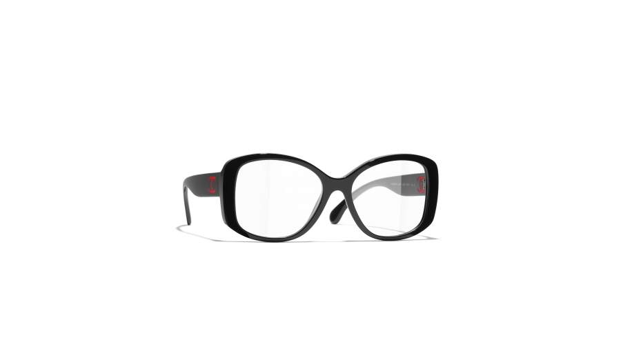 Brille CHANEL CH3476 C535 55-17 Schwarz auf Lager