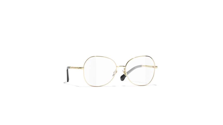 Brille CHANEL CH2217 C437 54-16 Pale Gold auf Lager