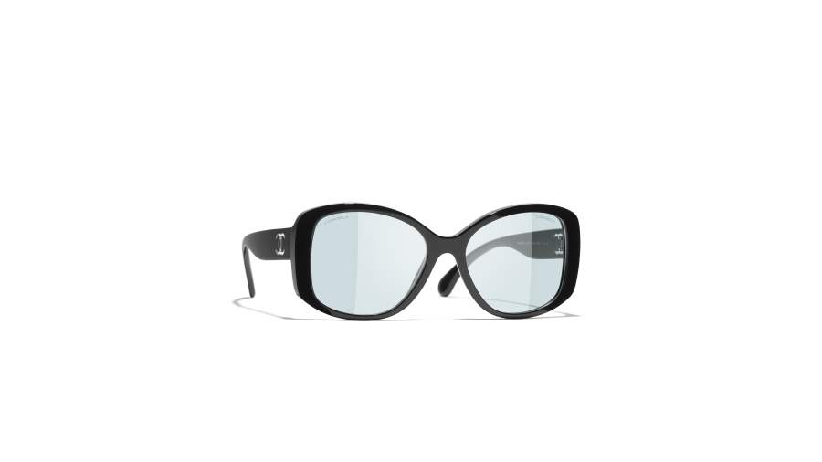 Brille CHANEL Anti-Blaulicht CH3476S C501/SA 53-17 Schwarz auf Lager