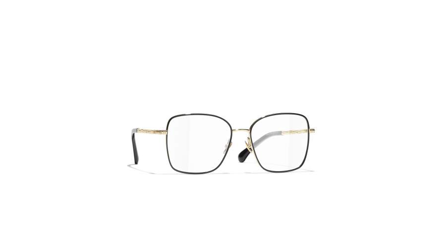 Brille CHANEL CH2216J C395 53-17 Noir Doré Pâle auf Lager